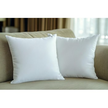 Sale Active 18x18 Inch Ultra-Soft White Conjugated Fiber Cushion - Decorative Pillow for Sofa, Bed & Office Sale Active 18x18 Inch Ultra-Soft White Conjugated Fiber Cushion - Decorative Pillow for Sofa, Bed & Office